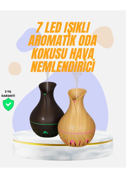 LED Işıklı Ultrasonik Oda Nemlendirici ve Uçucu Yağ Difüzörü - FEİ7120-3574