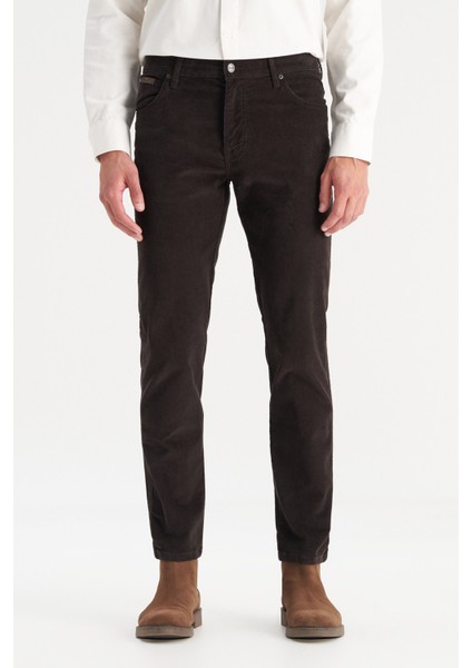 Pamuklu Slim Fit Normal Bel Dar Paça Pantolon Erkek Pantolon MW12SEC H31