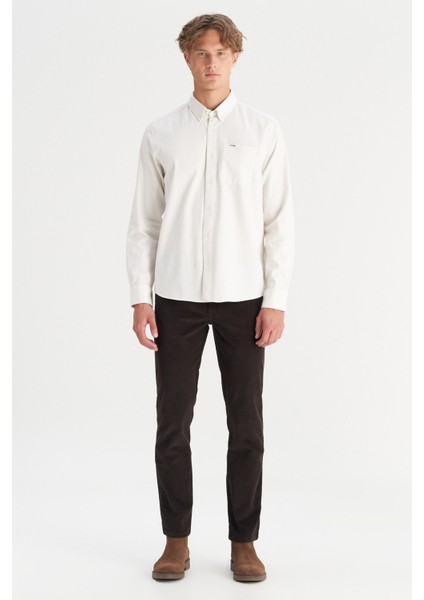 Pamuklu Slim Fit Normal Bel Dar Paça Pantolon Erkek Pantolon MW12SEC H31 modelleri