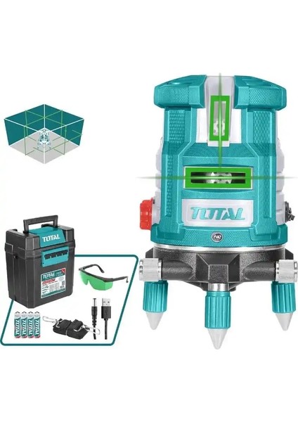 Otomatik Yeşil Lazerli 1 Yatay 4 Dikey Hizalama TLL305205