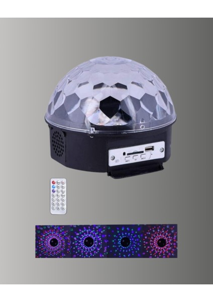Taşınabilir Bluetooth Disko Topu Uzaktan Kumandalı Işık Efektleri - FEİ2723-6026 fırsatları