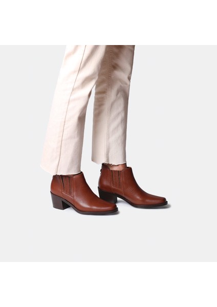 Kadın Bot Utıel Toni Pons Leather Cowboy Ankle Boots Wıth Heel fiyatları
