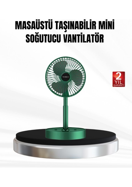 Şarjlı Mini Fan Katlanabilir 3 Hız Ayarlı Taşınabilir Tasarımlı - FEİ1643-4469