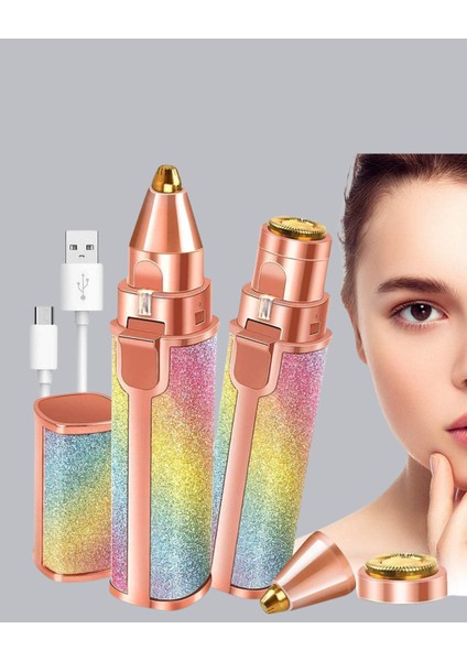 USB Şarjlı Kaş ve Yüz Tüy Alma Cihazı – Taşınabilir ve Acısız Kullanım - FEİ4309-8033 fiyatları