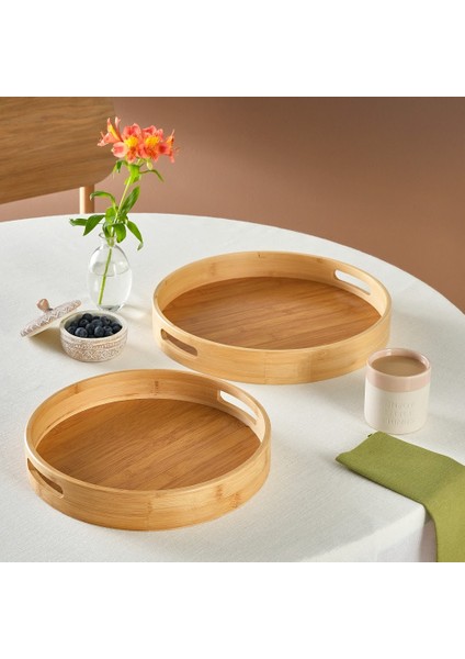 Storm 2'li Bambu Tepsi 35 & 30 cm