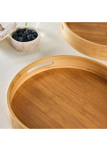 Storm 2'li Bambu Tepsi 35 & 30 cm modelleri