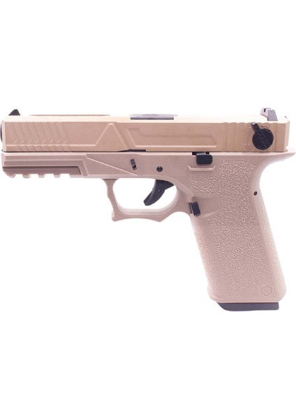 Aw VX8301 Glock 18 Agency Full Auto Tan Gbb Airsoft Tabanca modelleri
