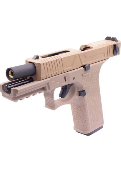 Aw VX8301 Glock 18 Agency Full Auto Tan Gbb Airsoft Tabanca fırsatları