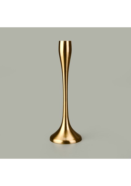 Golden Star Şamdan - Sarı - 17 cm