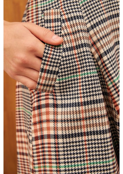 Çok Renkli Godeli Midi Etek fırsatları