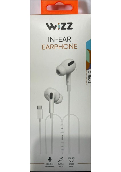 In-Earphone Type-C Kablolu Kulaklık Slikon Uç