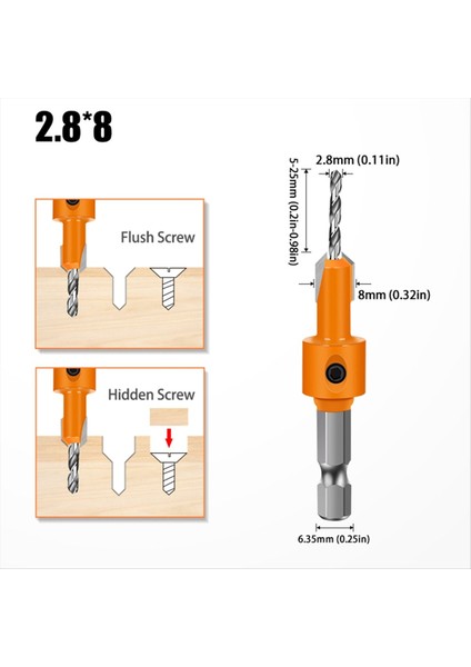 5pcs 8mm Shank Hss Ahşap Konuşma Yönlendirici Bit Vidalı Çıkarma Ahşap Freze Kesici Için Yıkım 2 5-3 5mm (Yurt Dışından) fırsatları