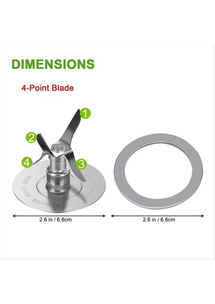 Oster Blender Yedek Parçaları Blender Buz Kırıcı Bıçağı (Yurt Dışından) fırsatları