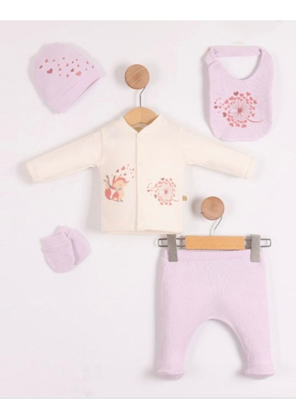 Yenidoğan Tilki Baskılı 5li Set