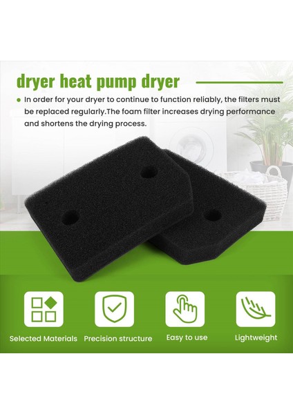 Miele 9164761 Kurutma Makinesi Isı Pompası Kurutma Makinesi Için 2 Adet Yedek Filtre (Yurt Dışından) indirimleri