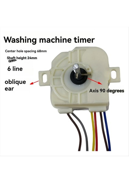 6 Hatlı Eğik Kulak Yıkama Makinesi Zamanlayıcı 68 mm Merkez Delik Mesafesi (Yurt Dışından) fiyatları