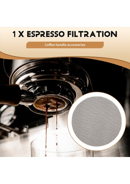 Adet 51 mm Puck Filtresi/espresso Portafilter Alt Duş Filtresi (Yurt Dışından) fırsatları