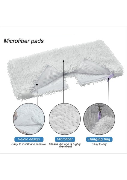 Shark Yeniden Kullanılabilir Buharlı Paspas Pedi Için Buharlı Cep Paspas Yedek Pedleri (Yurt Dışından) fırsatları