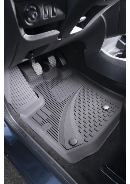 Dacia Dokker Van 2012+ Uyumlu Sahler Araca Özel 4.5D Havuzlu Oto Paspas - Dokker Van