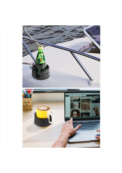 2x Anti-Dökülme Fincan Tutucu Içecek Coaster Arabalar Için Içeceklere Uyuyor Ev Ofis Açık Havada Araba Iç (Yurt Dışından) fırsatları