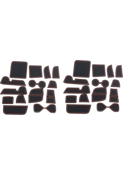 30PCS Honda Hrv Hrv Hr-V Vezel 2021 2022 Aksesuarlar Iç Slip Slip Olmayan Toz Kupa Tutucu Ekler (Yurt Dışından)