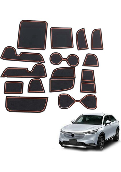 30PCS Honda Hrv Hrv Hr-V Vezel 2021 2022 Aksesuarlar Iç Slip Slip Olmayan Toz Kupa Tutucu Ekler (Yurt Dışından) modelleri