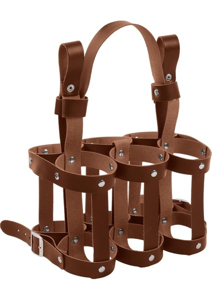 Bisiklet Bira Şişesi Tutucu Deri Içecek Tutucu Açık Bira Su Şişesi Tutucu Kahverengi (Yurt Dışından)