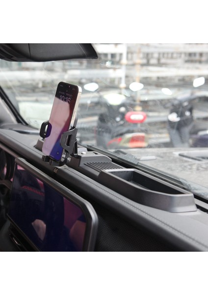 Jeep Wrangler Için Telefon Montajı Jl 2024 Dash Çok Montajlı Telefon Tutucu Depolama Tepsisi Aksesuarları (Yurt Dışından) modelleri