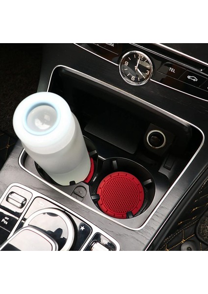 4 Paket Araç Kupası Tutucu Coaster Çoğu Araba Iç Araba Aksesuarı (Kırmızı) Için Kaymaz Evrensel Insert Coaster (Yurt Dışından) indirimleri