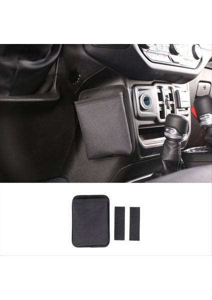 Araba Dişli Vites Depolama Çantası Telefon Tutucu Para Organizatör Jeep Wrangler Için Aksesuarlar Jk Jl Gladaitor Jt 2007-2024 (Yurt Dışından) modelleri