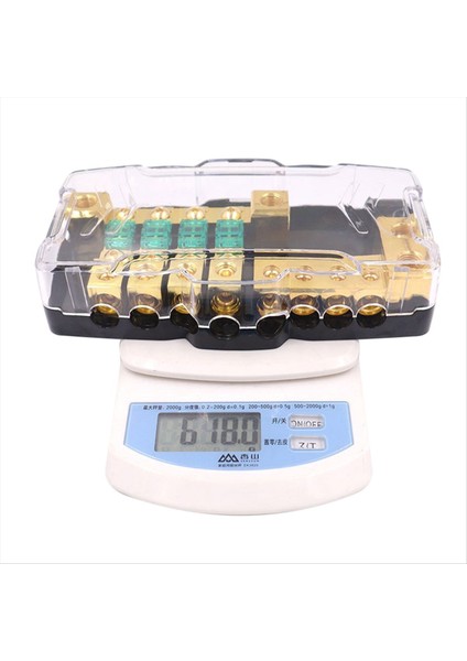 Araba Audio Çok Fonksiyonlu Sigorta Kutusu LED Işık Sigorta Tutucusu Araba Rv Kamp Araba Güç Şant 12V-24V Için Uygun (Yurt Dışından) modelleri