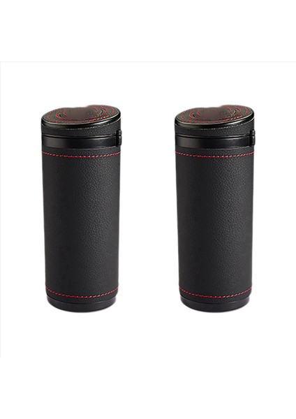 2x Doku Kutusu Genel Otomatik Yuvarlak Kağıt Tüp Güvenlik Kırık Pencere Doku Kupası Araba Ana Kağıt Tüp Siyah (Yurt Dışından)