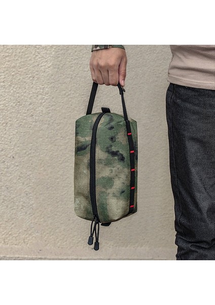 Açık Kamp Doku Kutusu Kağıt Dispenser Kutu Suya Dayanıklı Asma Portatif Doku Çantası Sırt Çantalık Haki (Yurt Dışından)