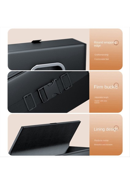 Araba Doku Kutusu Tutucu Deri Araba Merkezi Konsol Arm Emri Peçete Peçete Kutusu Güneş Vizörü Arka Koltuk Doku Kılıfı Düzeltme Kayışı (Yurt Dışından) modelleri