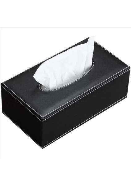 3x Deri Doku Kutusu Kapağı Yüz Doku Kutusu Modern Peçete Saklama Kutusu Araba Havlu Kutusu Araba Pu Deri Çekmecesi (Yurt Dışından) fiyatları