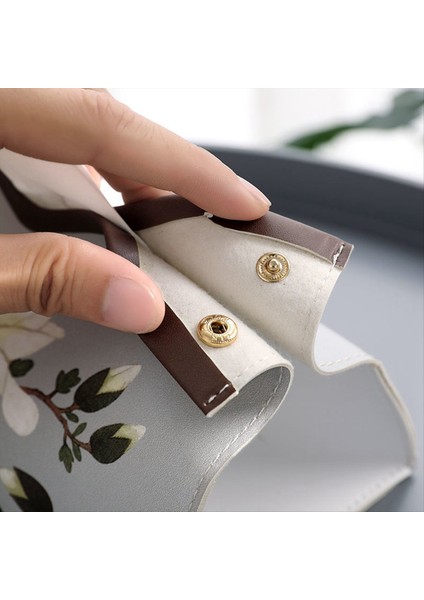 Yeni Çin Tarzı Deri Doku Kutusu Hafif Lüks Ev Sehpa Dekorasyonu Pratik Tasarım Oturma Odası Doku Kutusu (Yurt Dışından) fırsatları