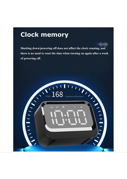 Mini Saat Bluetooth Hoparlör Taşınabilir Çift Çalar Sound Çubuğu Kablosuz Ekran Müzik Oyuncusu Destek Tf Kart Oyunu (Yurt Dışından) fiyatları