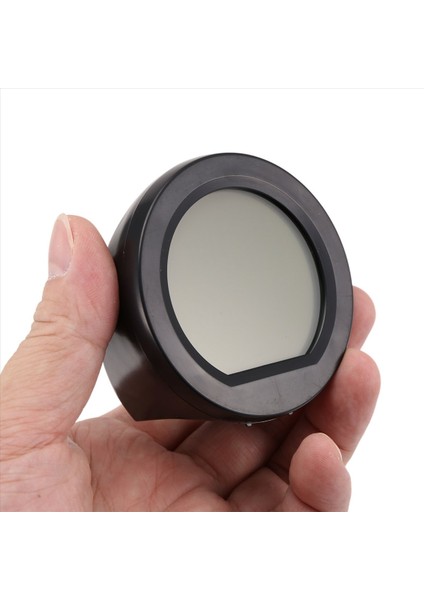 Araç Güneş Saati Termometresi Arka Işıkla LCD Dijital Ekran Araç Iç Aksesuarları (Yurt Dışından)