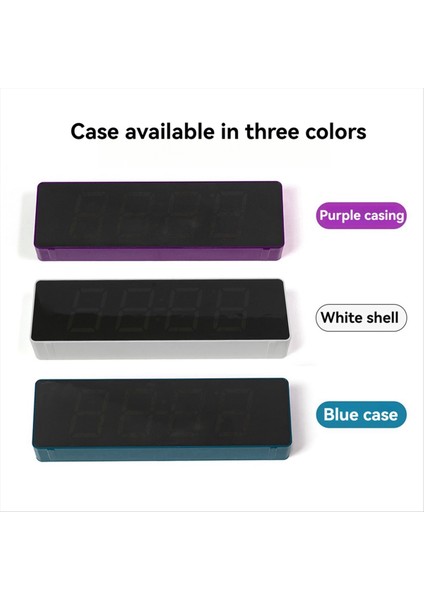 Dıy Kit Dijital Rgb Renkli LED Çalar Saat 4digit Tarih Sıcaklık Saati Lehekleme Proje Uygulaması C (Yurt Dışından) modelleri