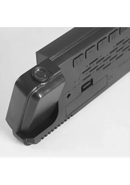 LED Dijital Projeksiyon Saati Aynası 180 ° Dönüş Büyük Ekran Tarihi Sıcaklık Çalar Saat Yatak Odası Için (Yurt Dışından) modelleri