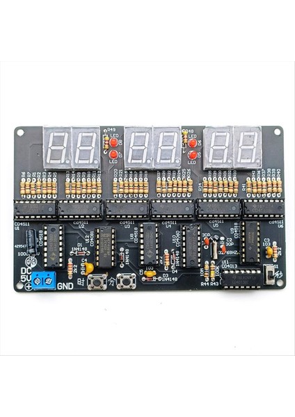 Dc 4 5V-5 5V 6 Bit Dijital Devre Saat Kiti Saat Öğretimi ve Pratik Eğitim Kaynak ve Dıy Parçaları (Yurt Dışından) fiyatları