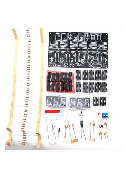 Dc 4 5V-5 5V 6 Bit Dijital Devre Saat Kiti Saat Öğretimi ve Pratik Eğitim Kaynak ve Dıy Parçaları (Yurt Dışından) modelleri