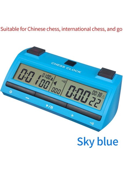 Profesyonel Satranç Dijital Zamanlayıcı Satranç Saati Yukarı Masa Oyunu Koruma Bonusu Yarışması Saat Ölçer (Yurt Dışından) indirimleri