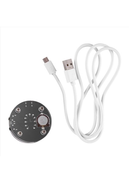 12 Inç Nixie Saat Rgb Audio Aksesuarlar Dıy Tek Tüp Kızdırma Saati Mikro-Usb DC5V (Yurt Dışından) fırsatları