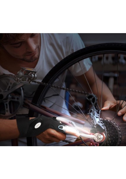 LED Işıklı Çift El Tamirci ve Balıkçı Eldiveni fırsatları