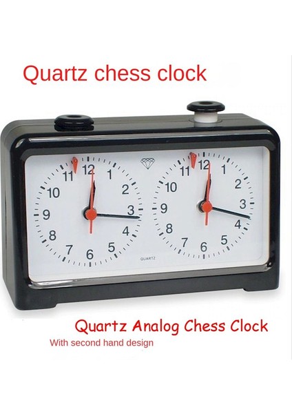 Satranç Saati Zamanlayıcı Kuvars Analog Satranç Saati Profesyonel Turnuva Analog Satranç Saat Zamanlayıcısı Oyun (Yurt Dışından) fiyatları