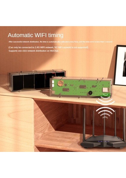 ESP8266 Wifi Saat Ağı Zamanlama Dijital Ekran LED Dot Matıx Saat Kırmızı Yeşil Zaman Ekran (Yurt Dışından) modelleri