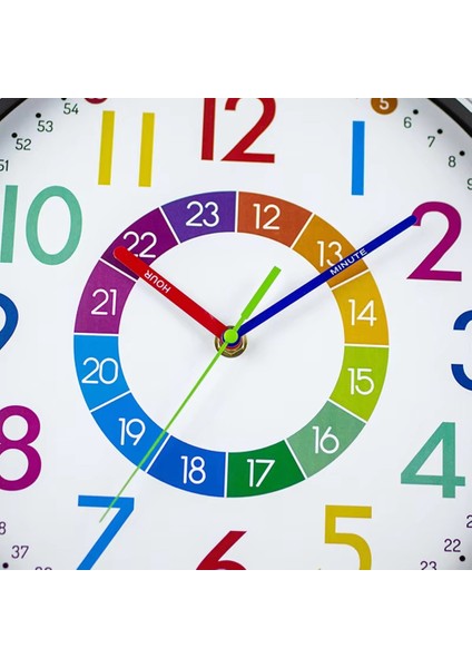 12 Inç Dijital Saat Sessiz Ev Yatak Odası Oturma Odası Duvar Yumruksuz Pille Çalışan Renk Saati (Yurt Dışından) fiyatları