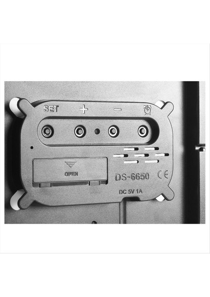 Dijital Duvar Saatleri Sıcaklık Tarih Haftası Dismali Tablo Saati 12/24 Saat Duvara Monte LED Çalar Saat Uzaktan Kumanda D (Yurt Dışından) indirimleri