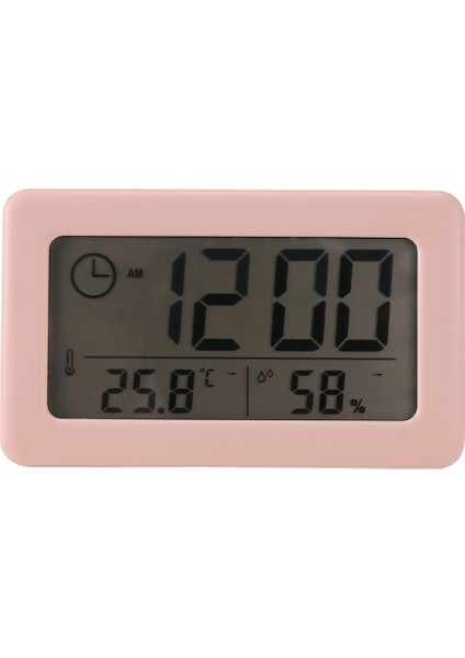 LED Dijital Saat Dijital Ekran Masaüstü Saat Ev Ofis Arka Işığı Erteleme Veri Takvim Saatleri -Pink (Yurt Dışından) fiyatları